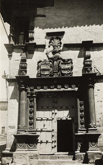 MARTÍN CHAMBI (1891-1973) A selection of 16 photographs, including indigenous figures, alpaca, and architectural studies.